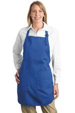 A500 Full length apron in royal