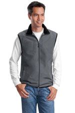 Men's vest in steel grey