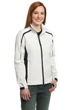 L307 Ladies Embark soft shell jacket in white