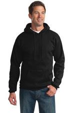 PC90HT Tall pullover hooded sweatshirt in black