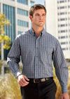 Wrinkle-resistant, tall-sized button down shirt