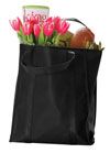 Black grocery tote