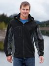 A water-proof soft shell jacket
