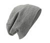 Slouch cap in light grey