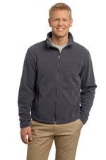 F217 Men's value fleece jacket in grey
