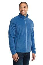 F223 Men's microfleece jacket in light royal