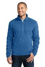 F224 Men's microfleece 1/2 zip in light royal