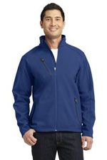Men's welded soft shell jacket J324 Men's welded soft shell jacket in blue