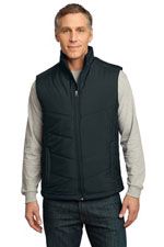 J709 Men's puffy vest in black