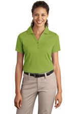 LK5200 Ladies interlock polo in light green