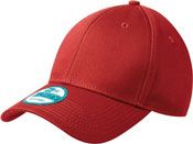 NE200 New Era adjustable structured cap in red