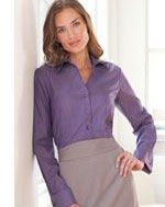 RH63 Ladies pinpoint oxford in lavender