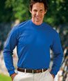 Royal blue mock turtleneck