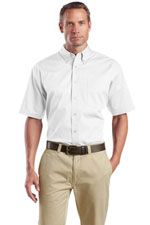 SP18 Men's Superpro short sleeve twill shirt in white