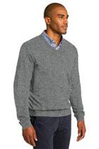 SW285 Men's V-neck sweater in grey
